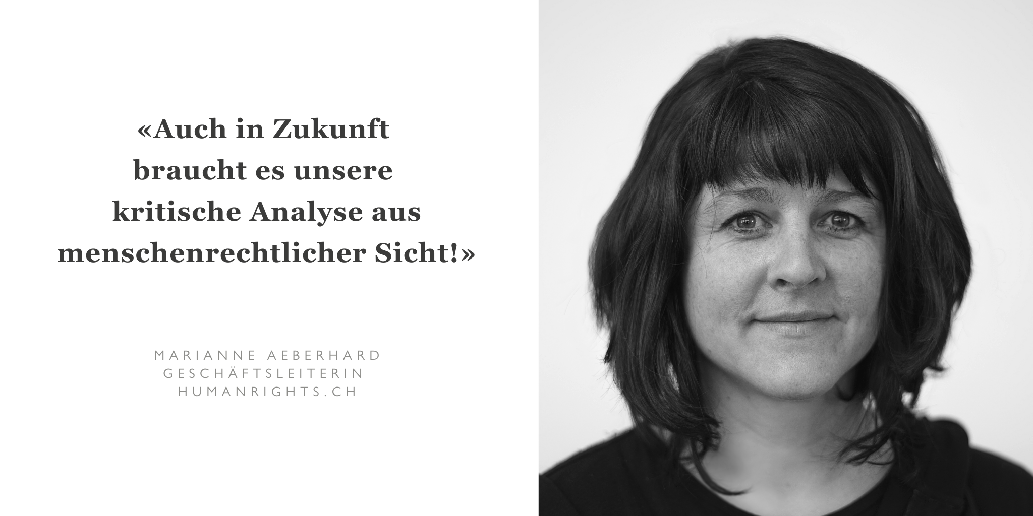 Zum heutigen Menschenrechtstag sprechen wir über unsere Situation als Menschenrechtsorganisation. Ende 2022 sieht sich humanrights.ch mit der abrupten Reduktion der zur Verfügung stehenden Mittel von rund einem Sechstel des Gesamtbudgets konfrontiert. Gleichzeitig muss sich die Organisation neu positionieren und eine neue Identität aufbauen. Grund dafür ist die Nationale Menschenrechtsinstitution, die im Jahr 2023 gegründet wird.