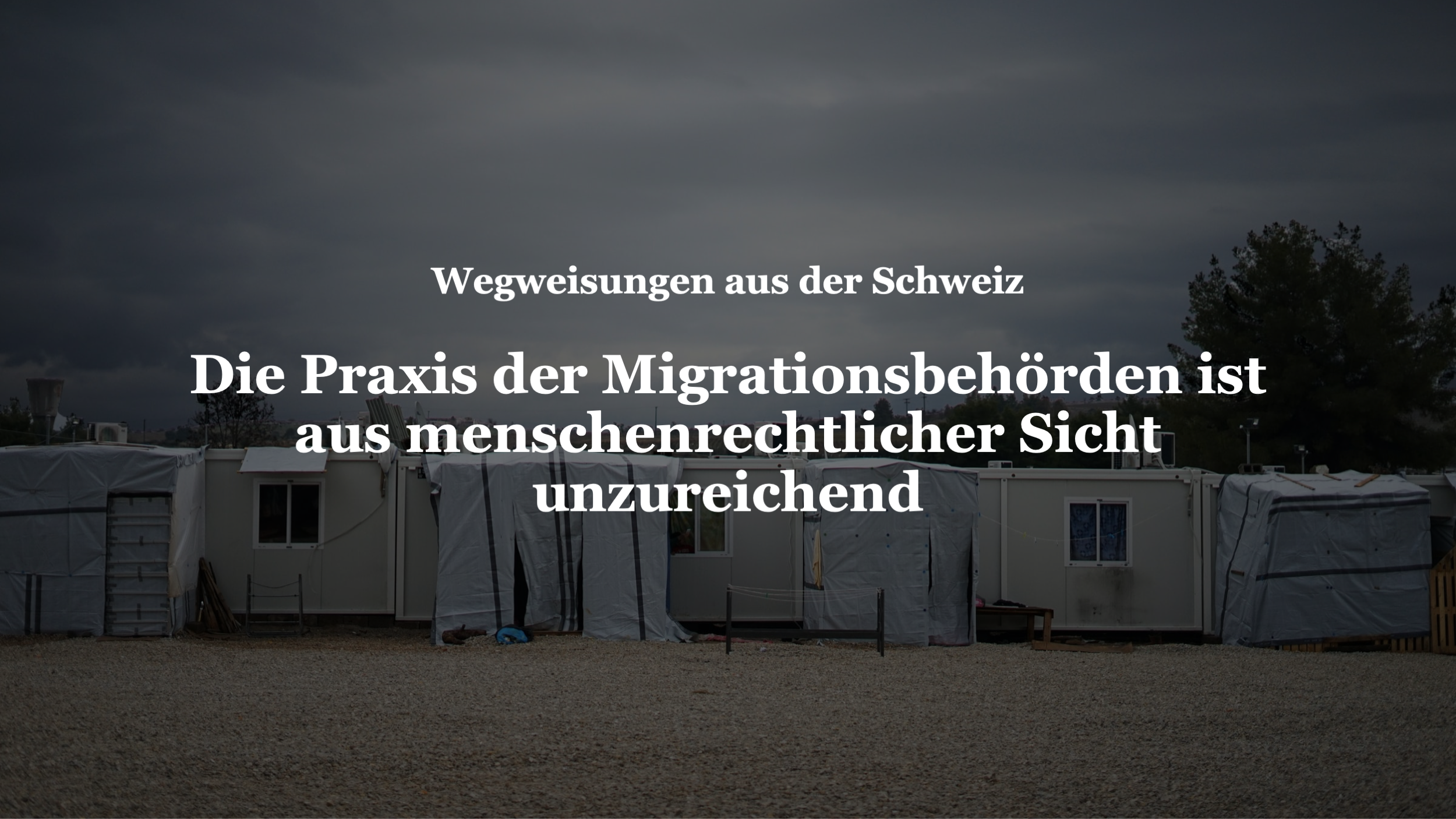 Immer wieder bestätigt das Bundesverwaltungsgericht die Ausweisung von Menschen in sogenannte «sichere Drittstaaten» oder «sichere Heimat- oder Herkunftsstaaten», ohne die Menschenrechtssituation in diesen Ländern ausreichend zu prüfen und mögliche Gefahren für die Betroffenen sorgfältig abzuklären. Nun häufen sich die vorsorglichen Massnahmen – interim measures – gegen die Schweiz, anhand welcher die UNO-Ausschüsse drohende Ausweisungen vorläufig stoppen. Daraus folgt: Der Prüfungsmassstab der Schweizer Behörden ist aus menschenrechtlicher Sicht unzulänglich.