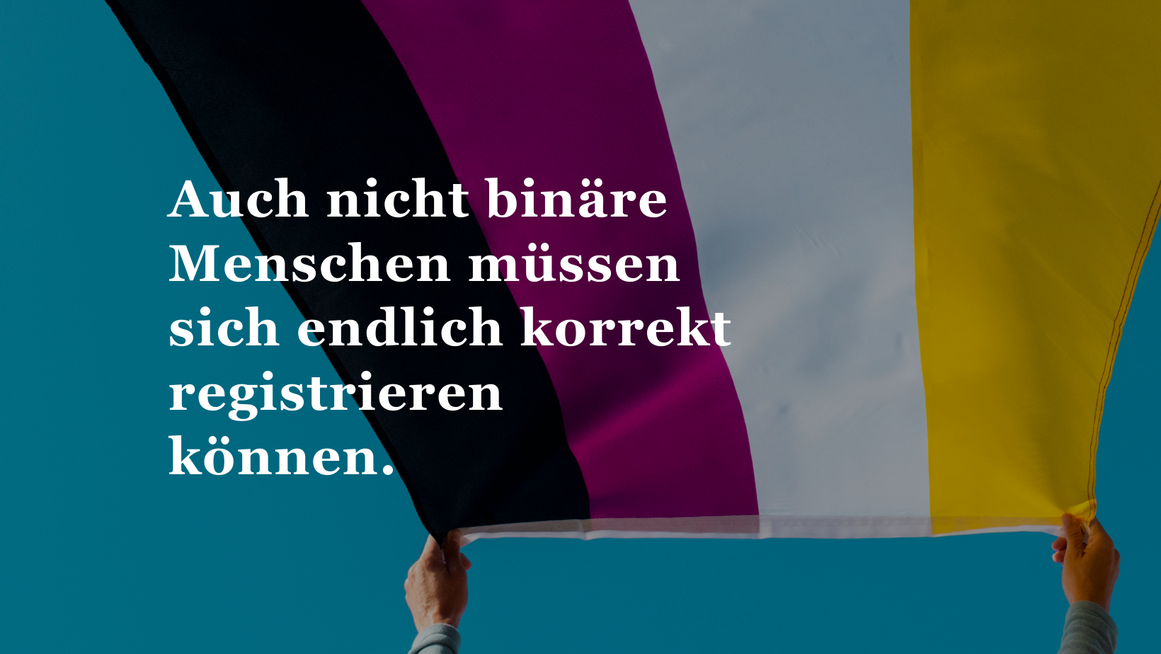Der Entscheid des Obergerichts Aargau vom 29. März 2021 ist historisch: Ein im Ausland gestrichener Geschlechtseintrag muss in der Schweiz anerkannt werden. In der Schweiz ist es das erste rechtliche Bekenntnis zur Existenz nicht binärer Menschen. Es müssen nun die nötigen Schritte eingeleitet werden, damit sich nicht binäre Menschen auch in der Schweiz korrekt registrieren können.