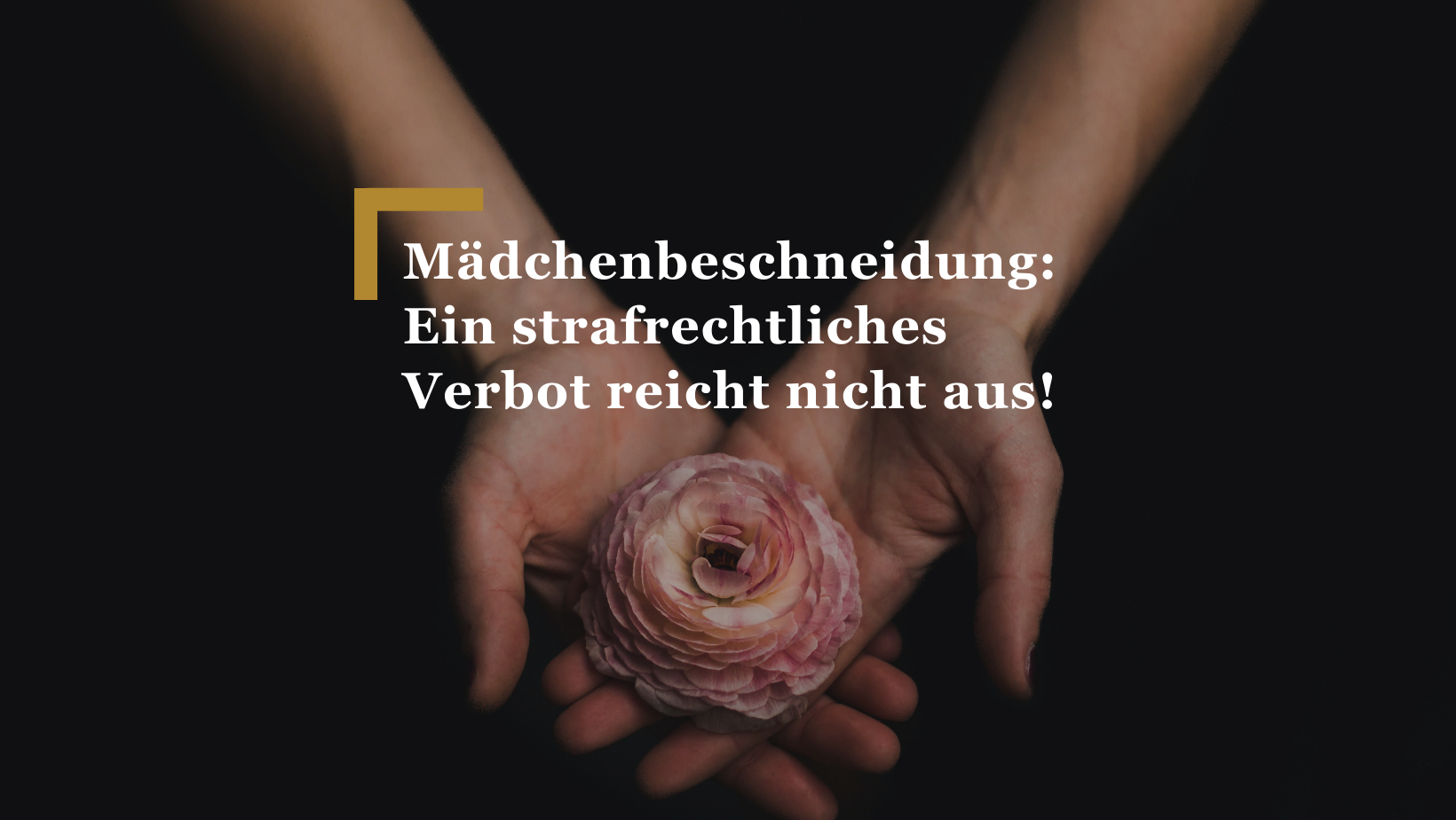 Schätzungen zufolge waren im Jahr 2018 in der Schweiz rund 22’000 Frauen und Mädchen von weiblicher Genitalbeschneidung betroffen oder bedroht. Das Netzwerk gegen Mädchenbeschneidung Schweiz fordert die kantonalen und eidgenössischen Behörden auf, sich stärker gegen diese Praktik zu engagieren. Auch der Bundesrat anerkennt in seinem Bericht «Massnahmen gegen weibliche Genitalverstümmelung» dringenden Handlungsbedarf.