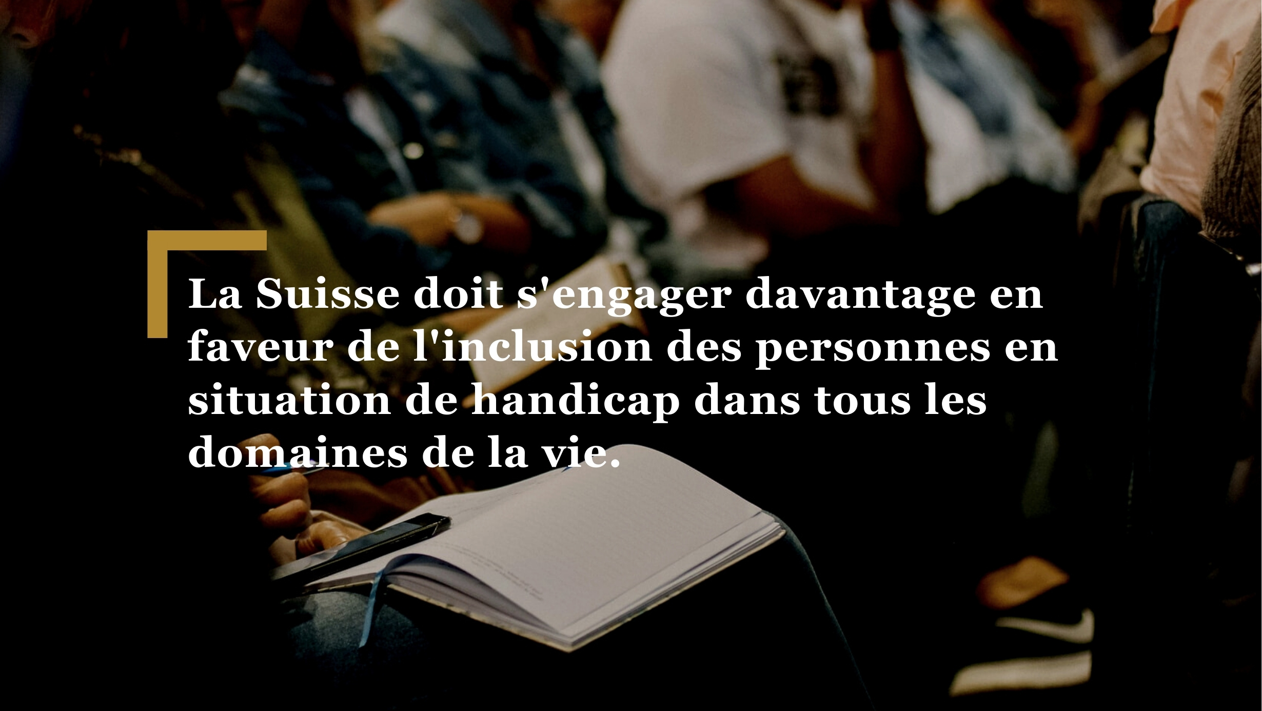 Le Comité des Nations Unies pour les droits des personnes handicapées critique la mise en œuvre insuffisante de la Convention de l’ONU relative aux droits des personnes handicapées en Suisse. Dans de nombreux domaines de la vie, les personnes en situation de handicap continuent d'être insuffisamment protégées contre la discrimination et ne peuvent participer de manière autonome à la vie publique. Les bases légales et les stratégies globales de mise en œuvre font défaut.