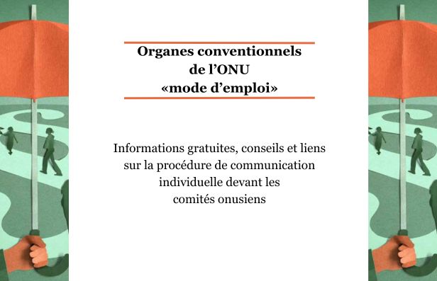 Notre nouveau tutoriel en ligne «Organes conventionnels des Nations Unies, mode d’emploi» propose des conseils pratiques pour invoquer des violations des droits humains devant ces comités de l'ONU. Il présente également les critères permettant de déterminer si un cas doit être porté devant la Cour européenne des droits de l’homme ou devant un organe conventionnel de l'ONU.