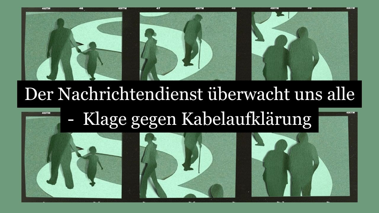 Die sogenannte Kabelaufklärung ist ein wesentlicher Teil der anlasslosen und verdachtsunabhängigen Massenüberwachung durch den Nachrichtendienst des Bundes (NDB). Mit der Kabelaufklärung kann der Datenverkehr zwischen der Schweiz und dem Rest der Welt umfassend erfasst und überwacht werden. Die Kabelaufklärung wurde 2017 mit dem neuen Nachrichtendienstgesetz (NDG) in der Schweiz legalisiert. Die Digitale Gesellschaft hat im gleichen Jahr eine Beschwerde eingereicht.